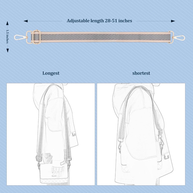 chushui Store Purse Strap,Replacement Crossbody Shoulder Strap for Handbag… - Image 2